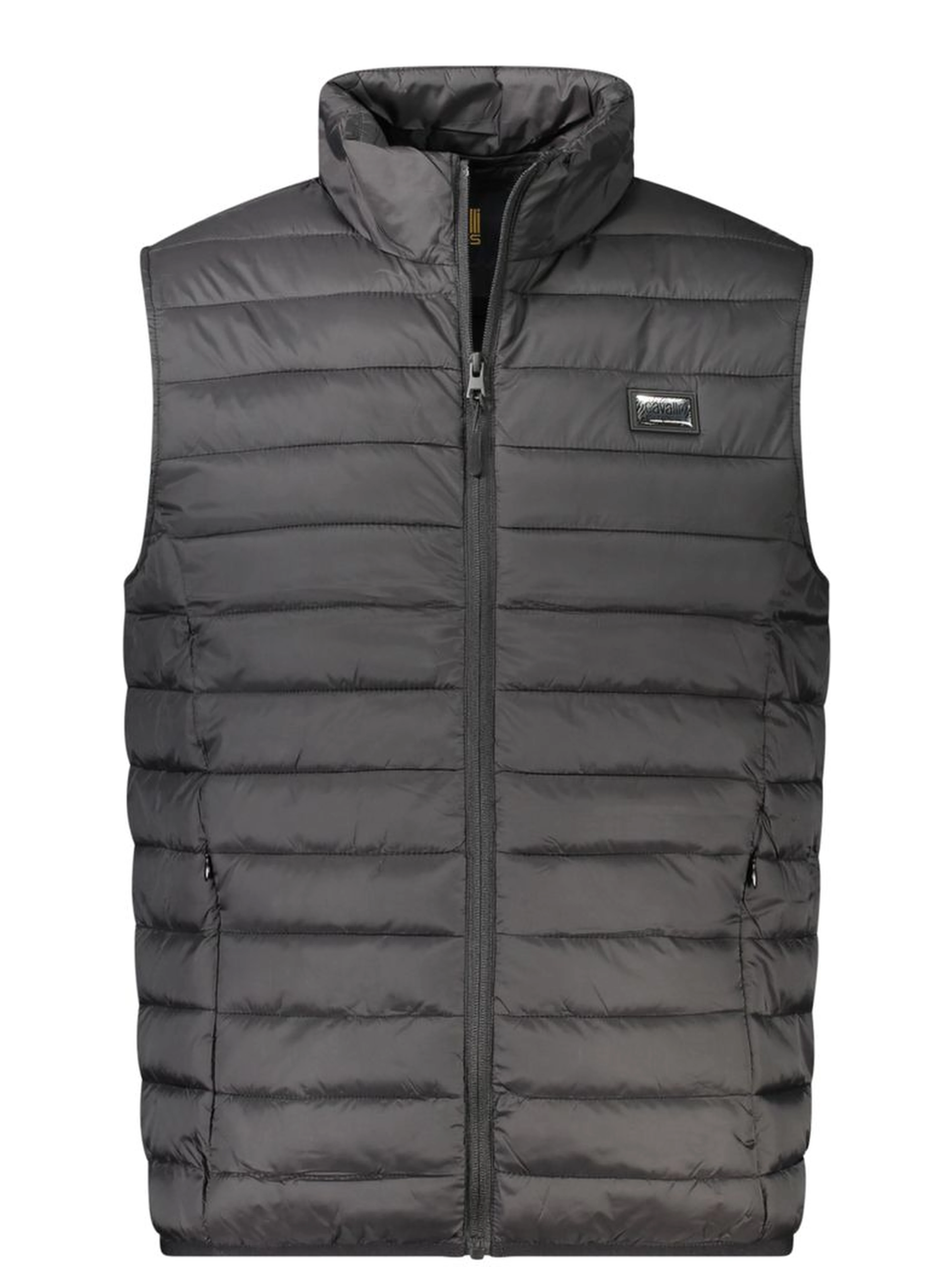 Black Polyester Men Jacket