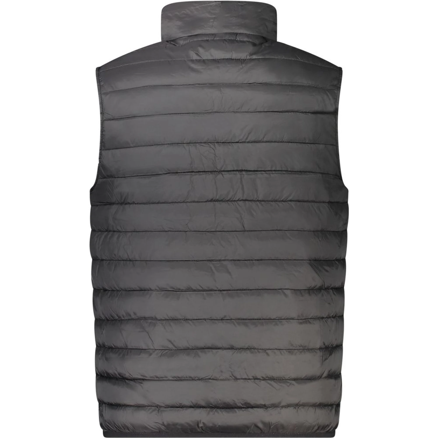 Black Polyester Men Jacket