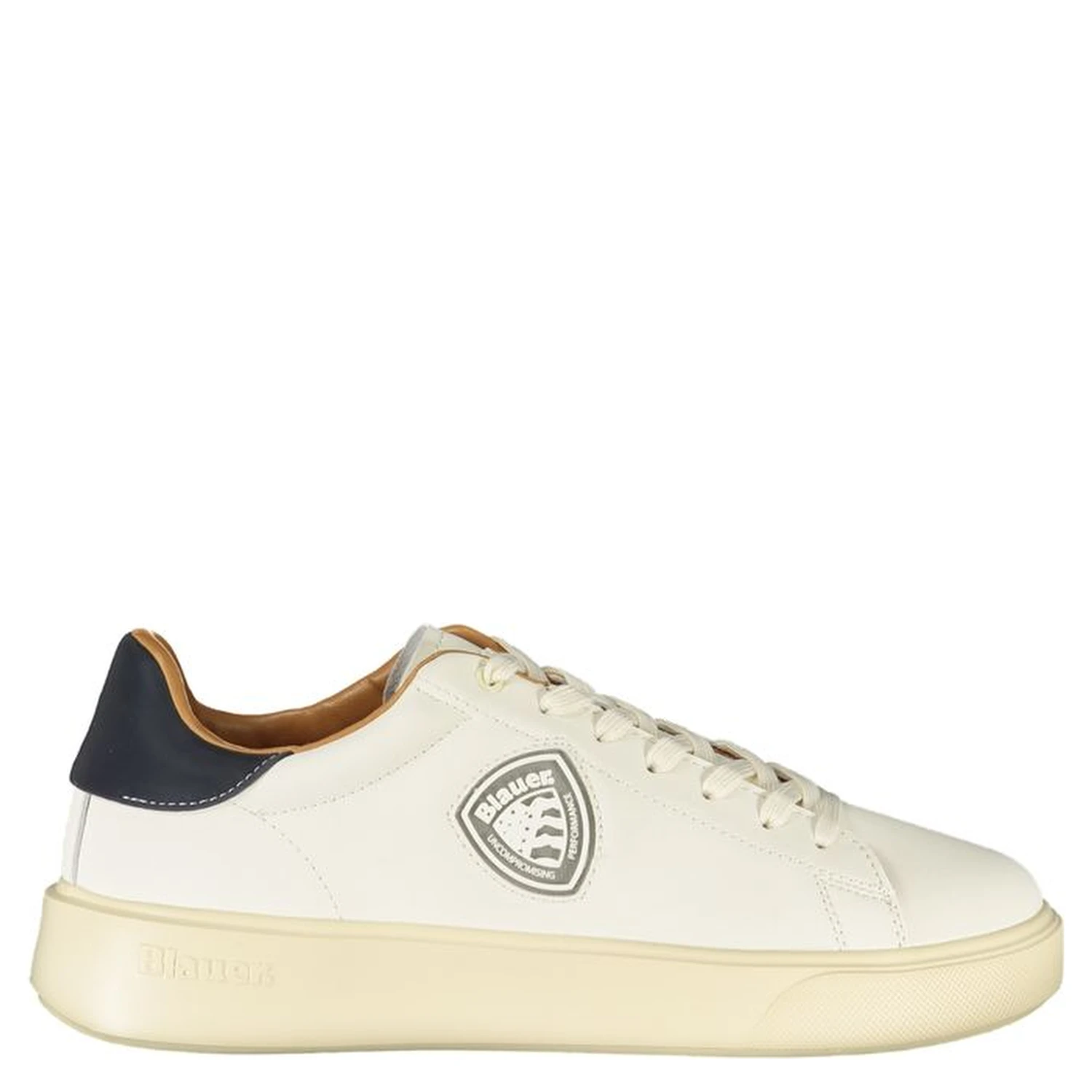 White Leather Men Sneaker
