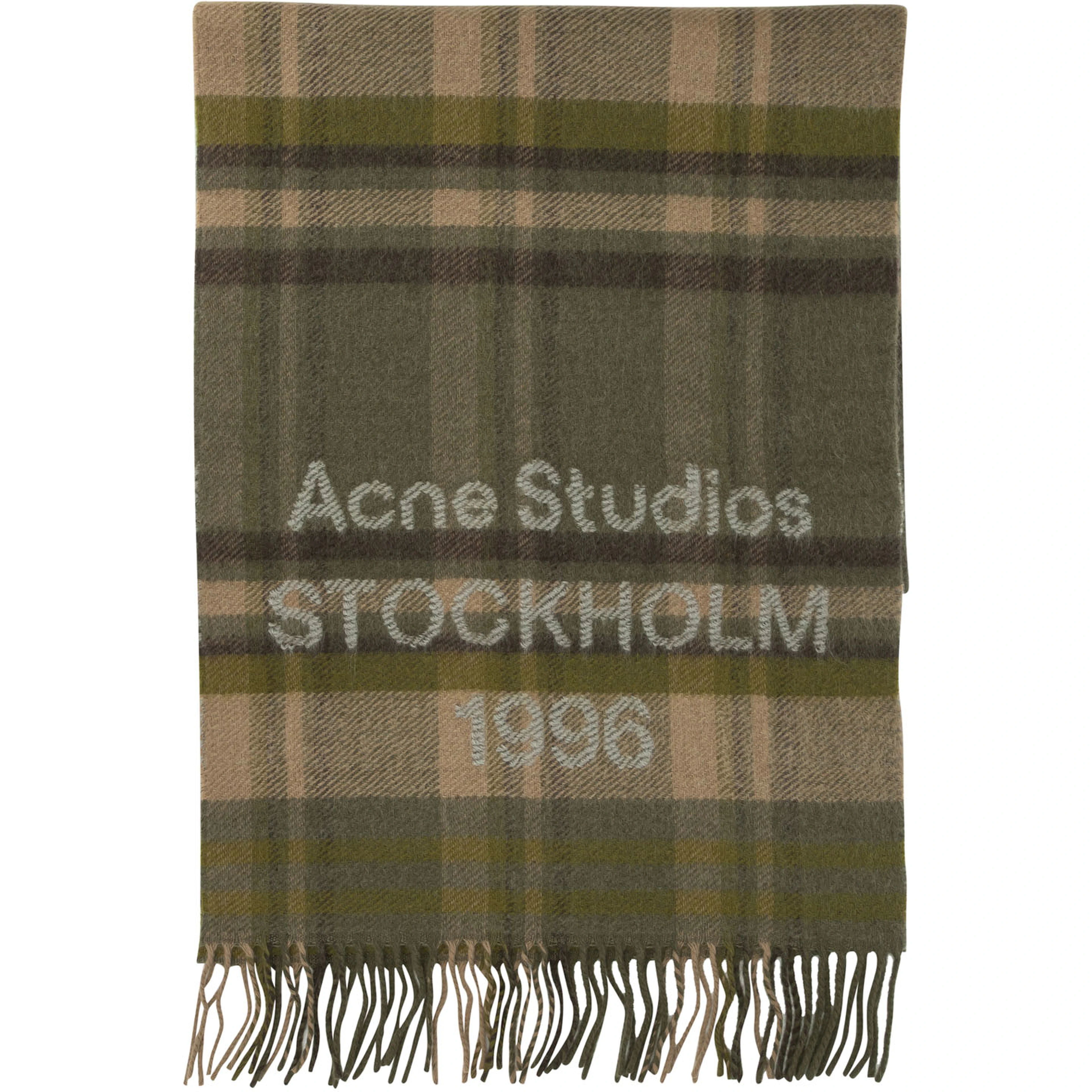 ACNE STUVenus Check 1996 Logo Scarf