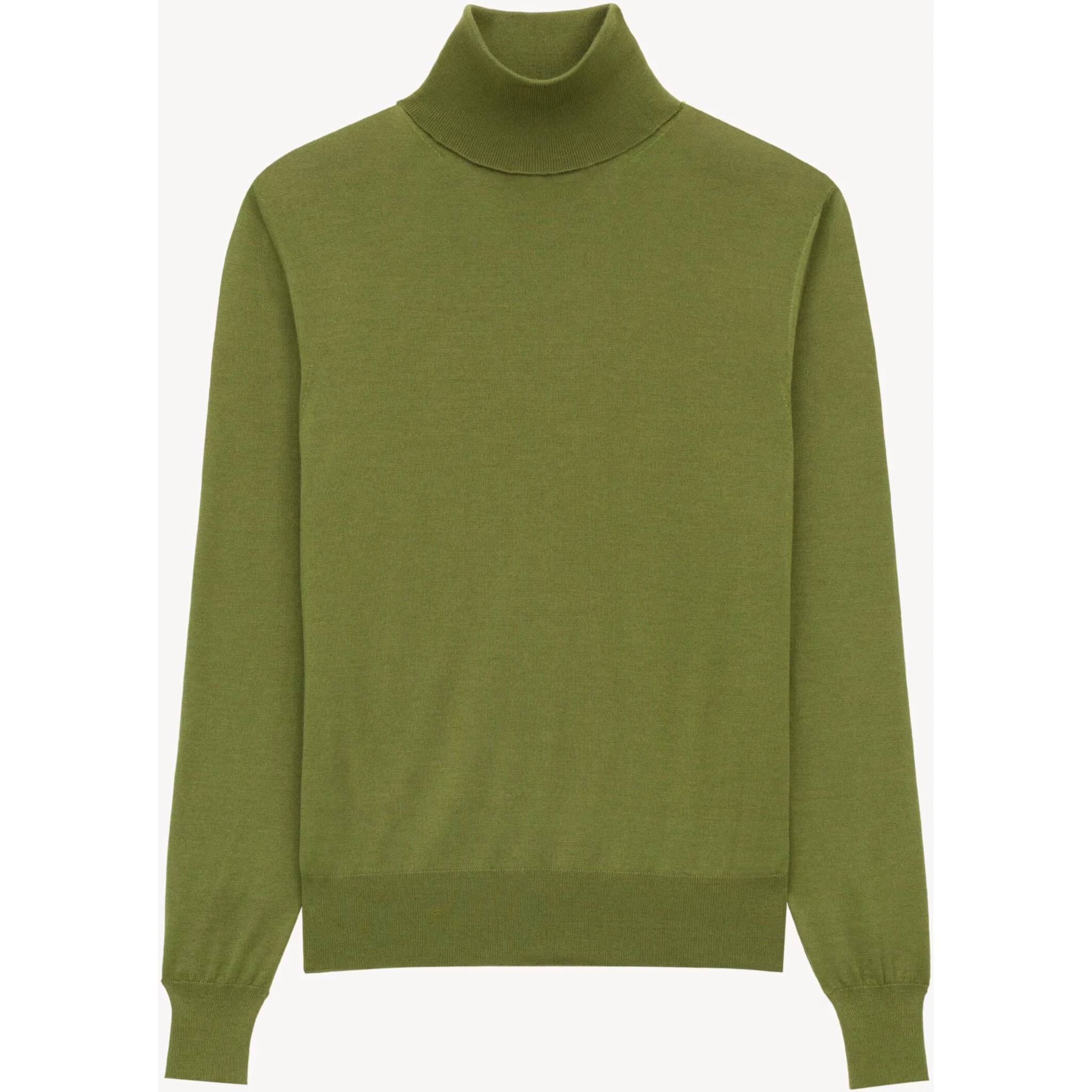 Turtleneck knitwear in wool