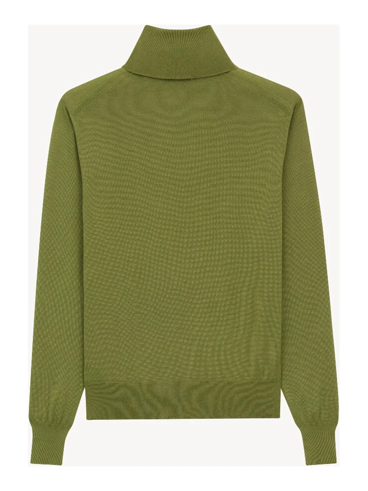 Turtleneck knitwear in wool alternative