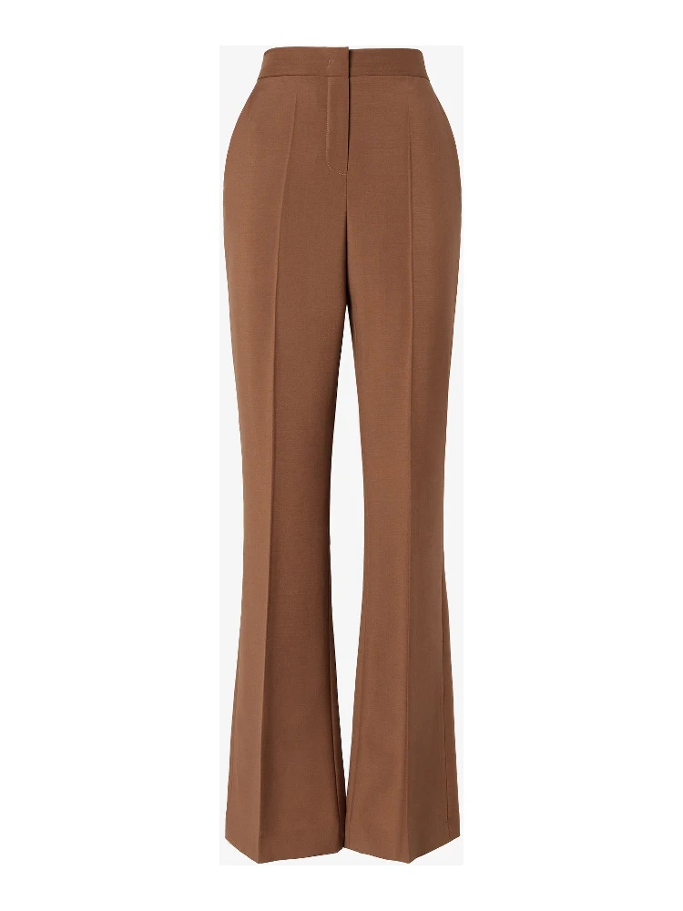 Pants in mohair and wool