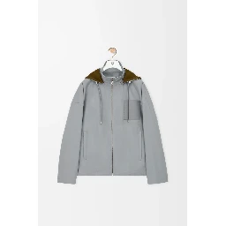 Cotton hooded jacket
