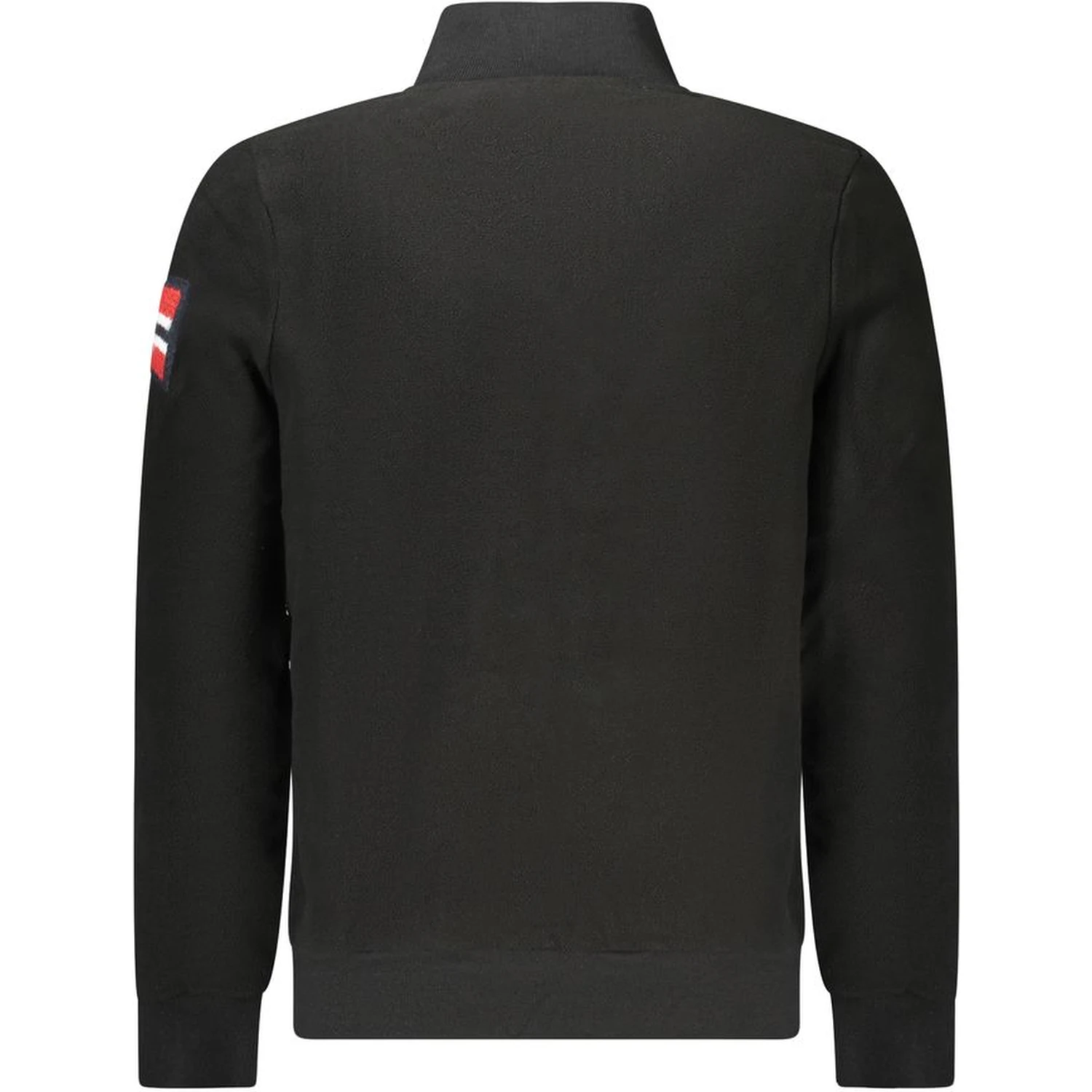 Black Polyester Men Sweater