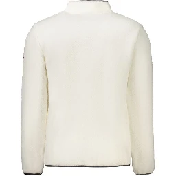 White Polyester Men Sweater