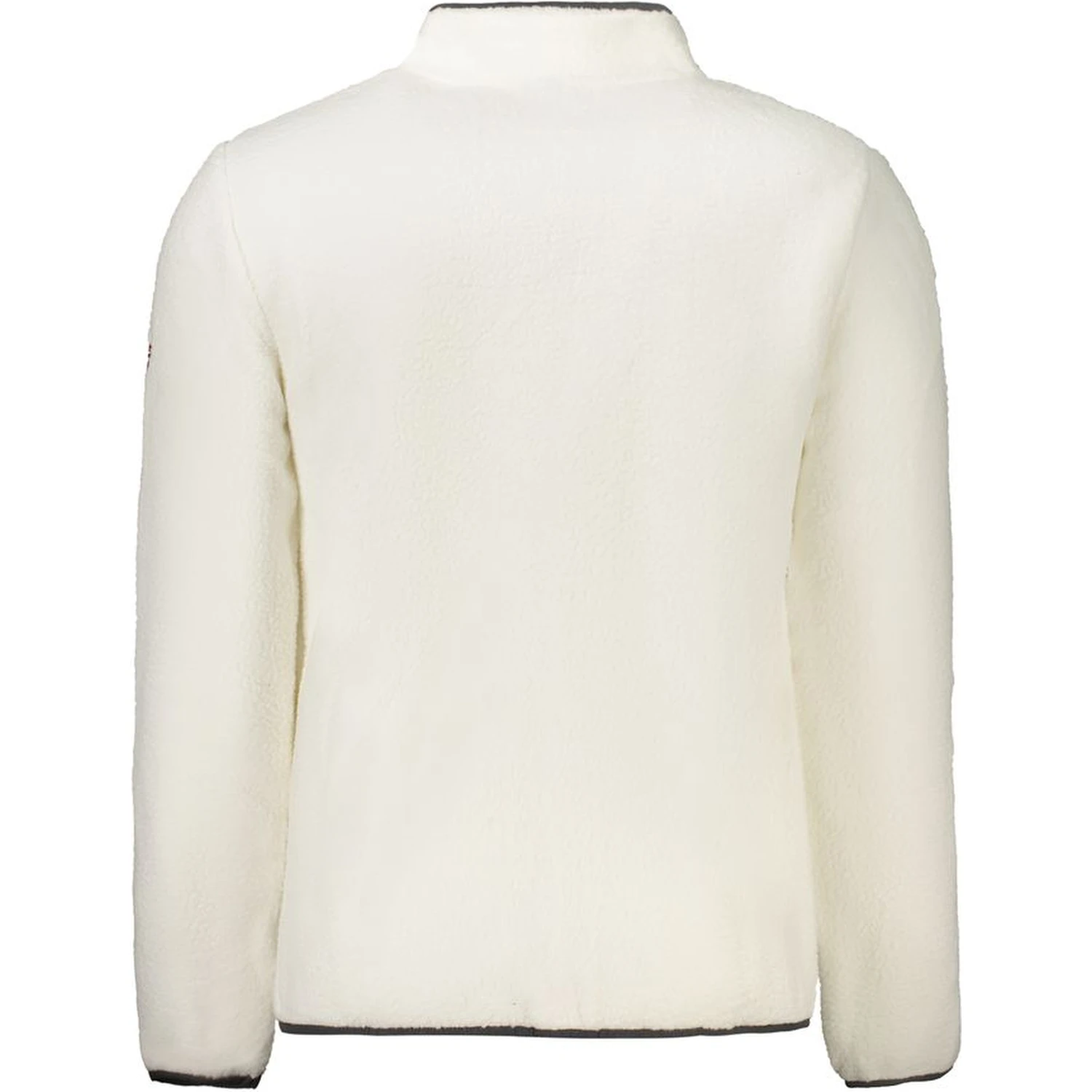 White Polyester Men Sweater