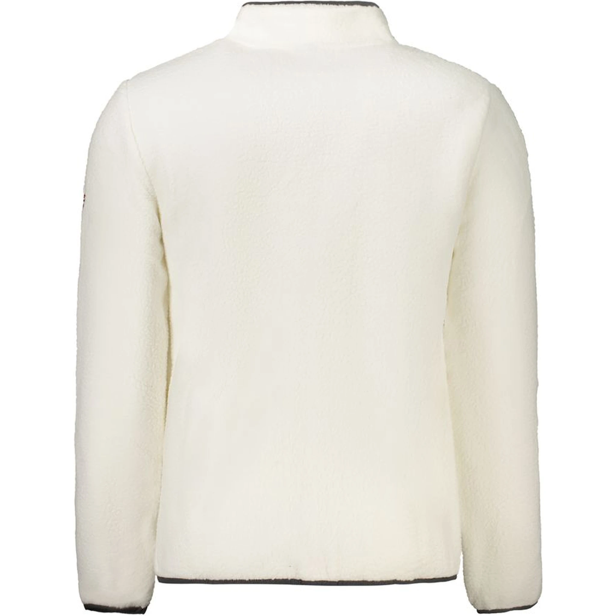 White Polyester Men Sweater