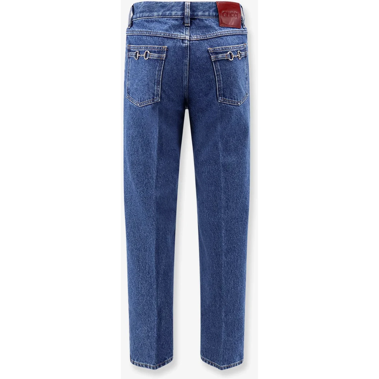 Jeans with Horsebit details