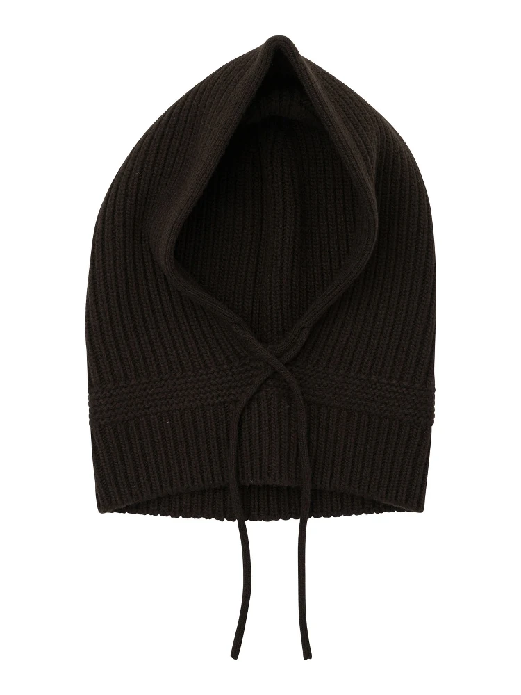 Virgin wool and cashmere beanie