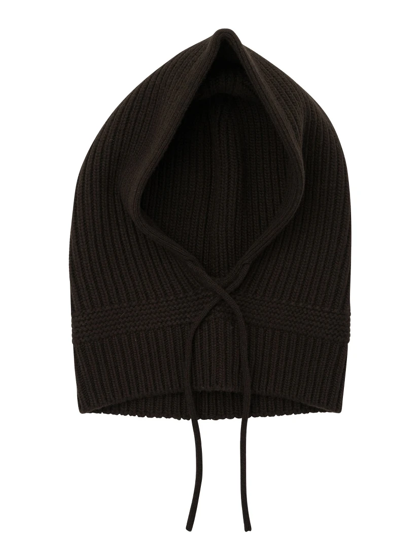 Virgin wool and cashmere beanie