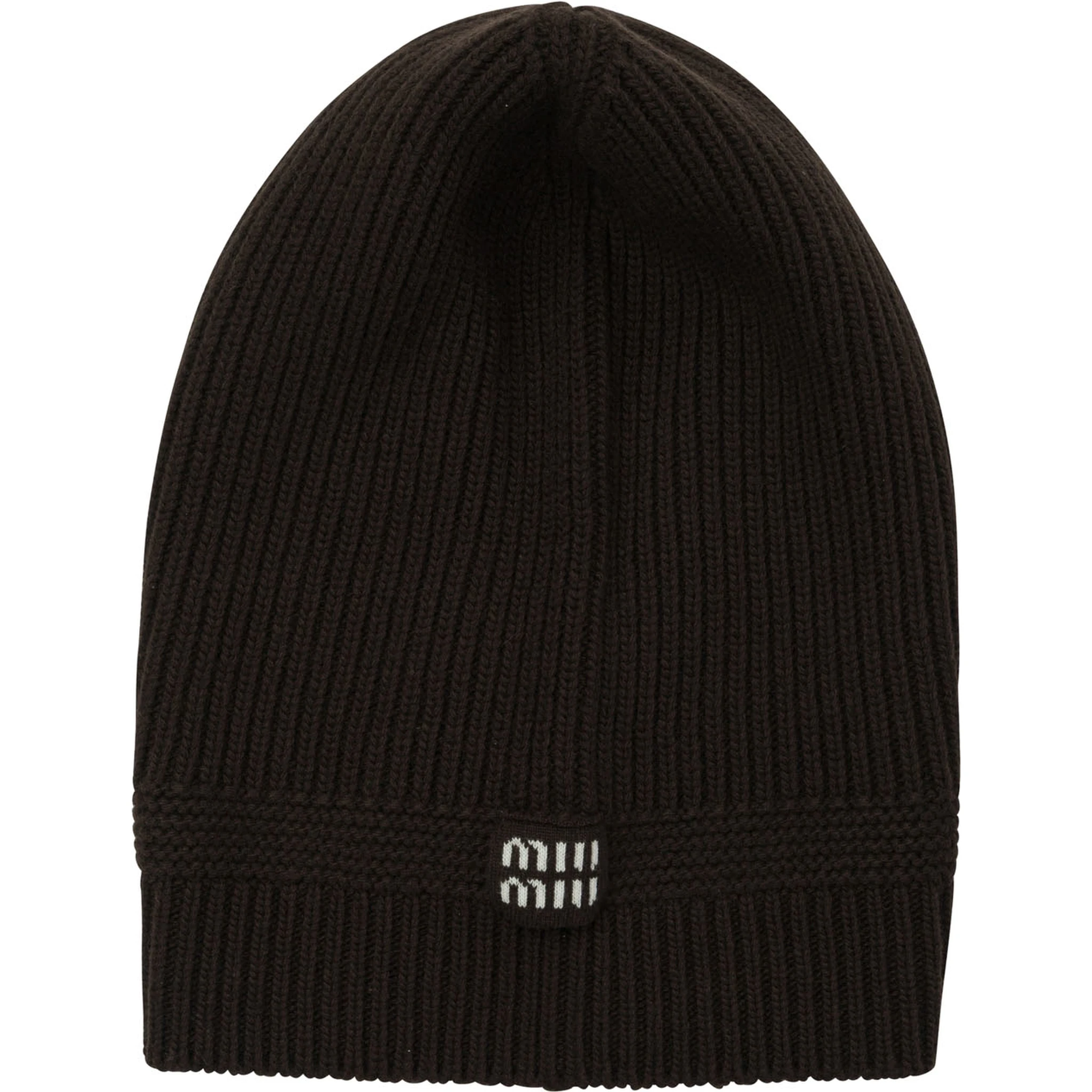 Virgin wool and cashmere beanie