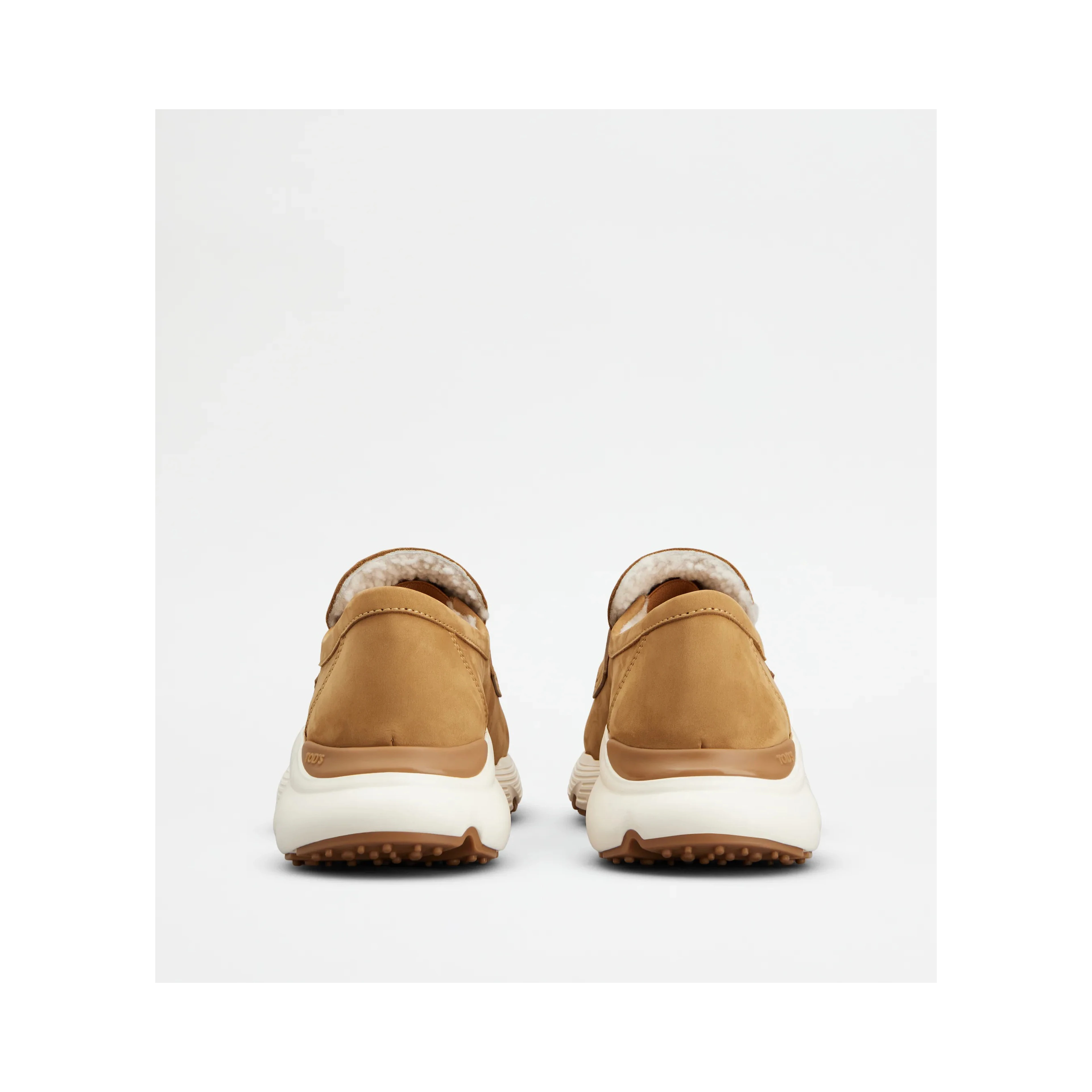 Nabuk leather sport loafers