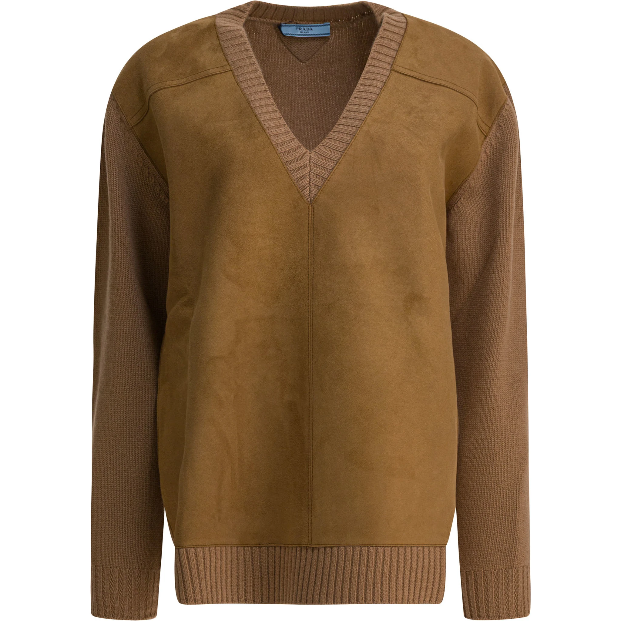 Cashmere and wool knitwear V neck