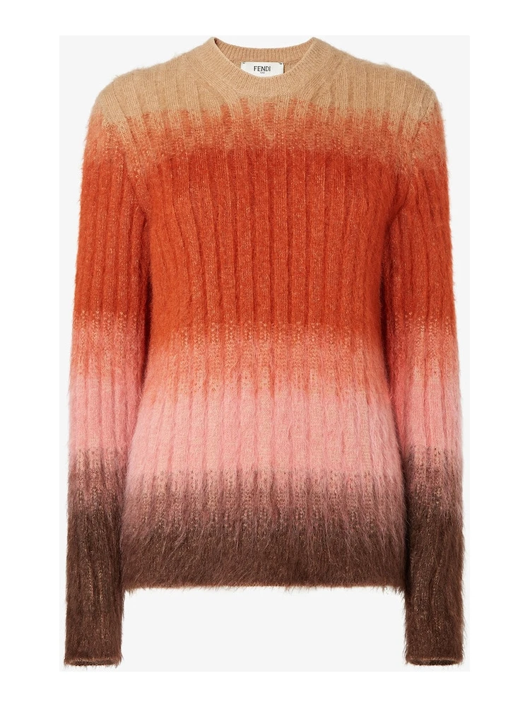 Mohair crewneck sweater