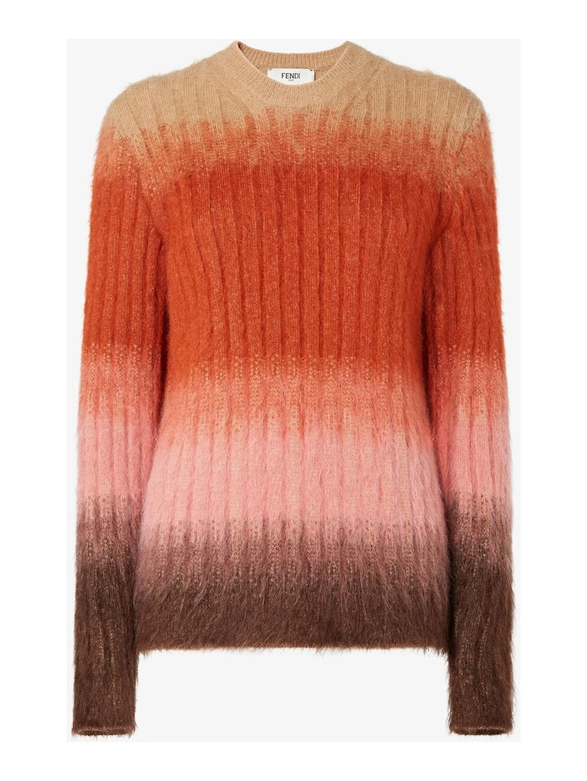 Mohair crewneck sweater