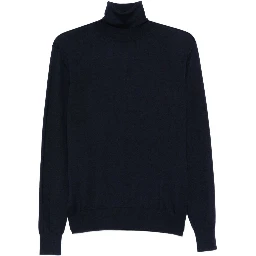 Wool and cashmere turtle knitwear