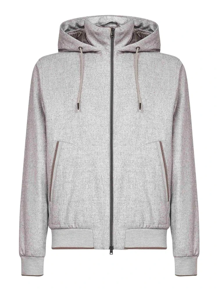 Silk and cashmere jacket