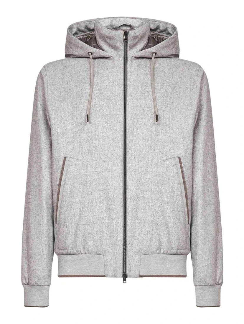 Silk and cashmere jacket