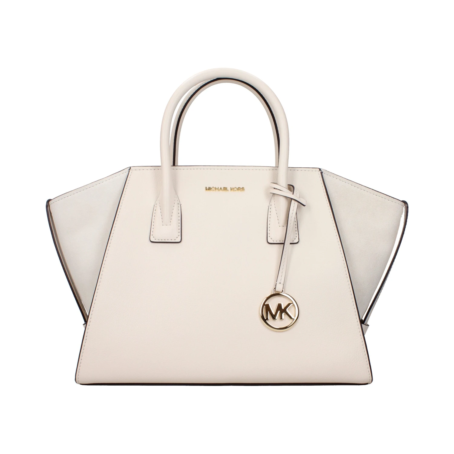 Beige Leather Handbag