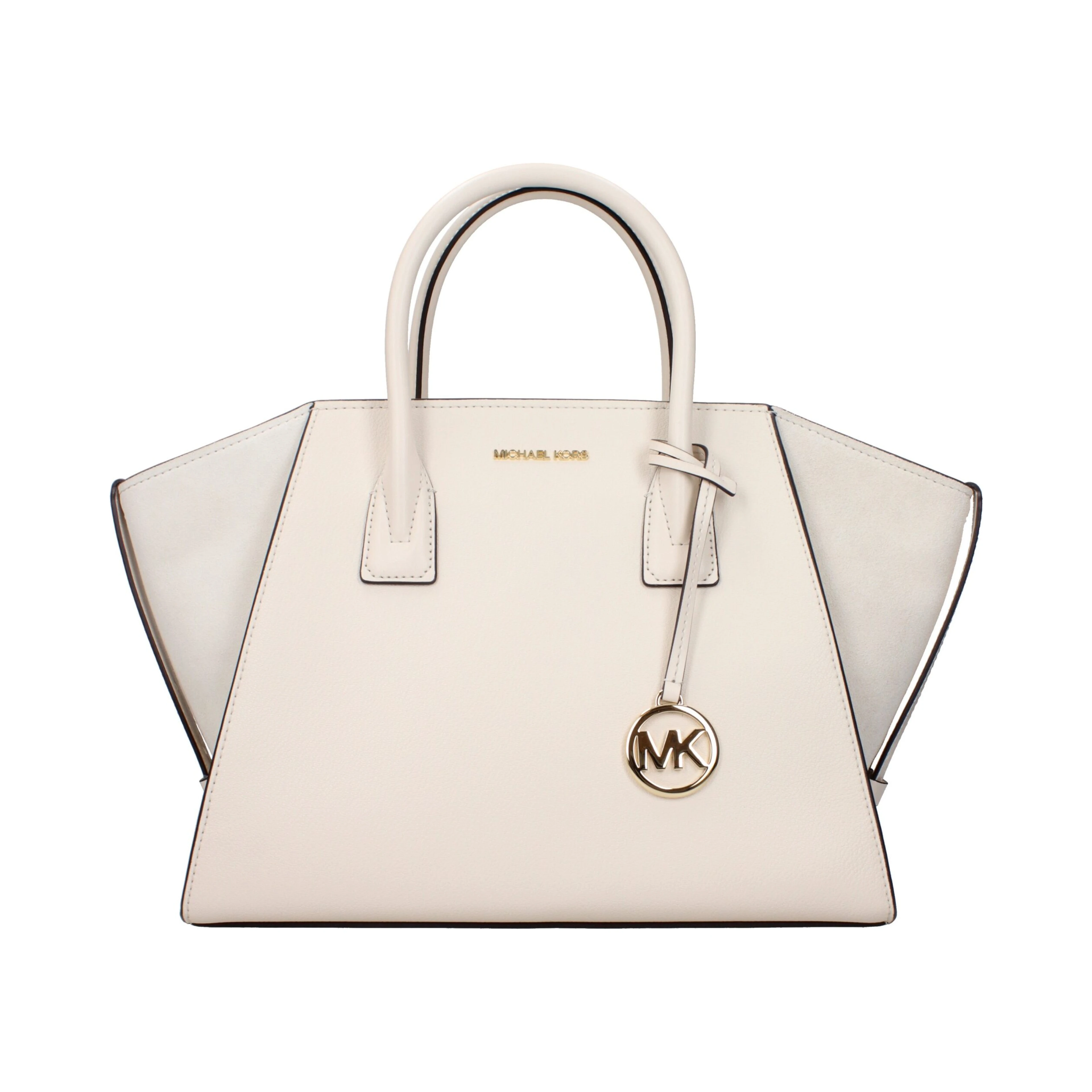 Beige Leather Handbag