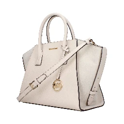 Beige Leather Handbag