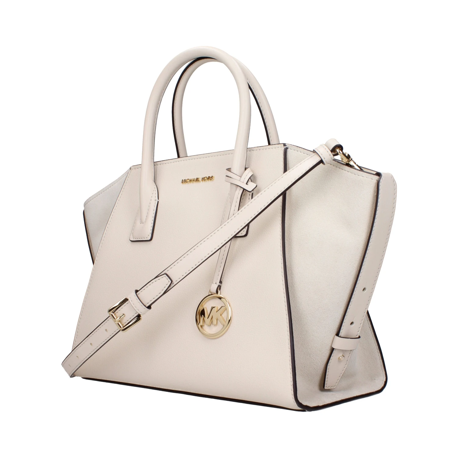 Beige Leather Handbag
