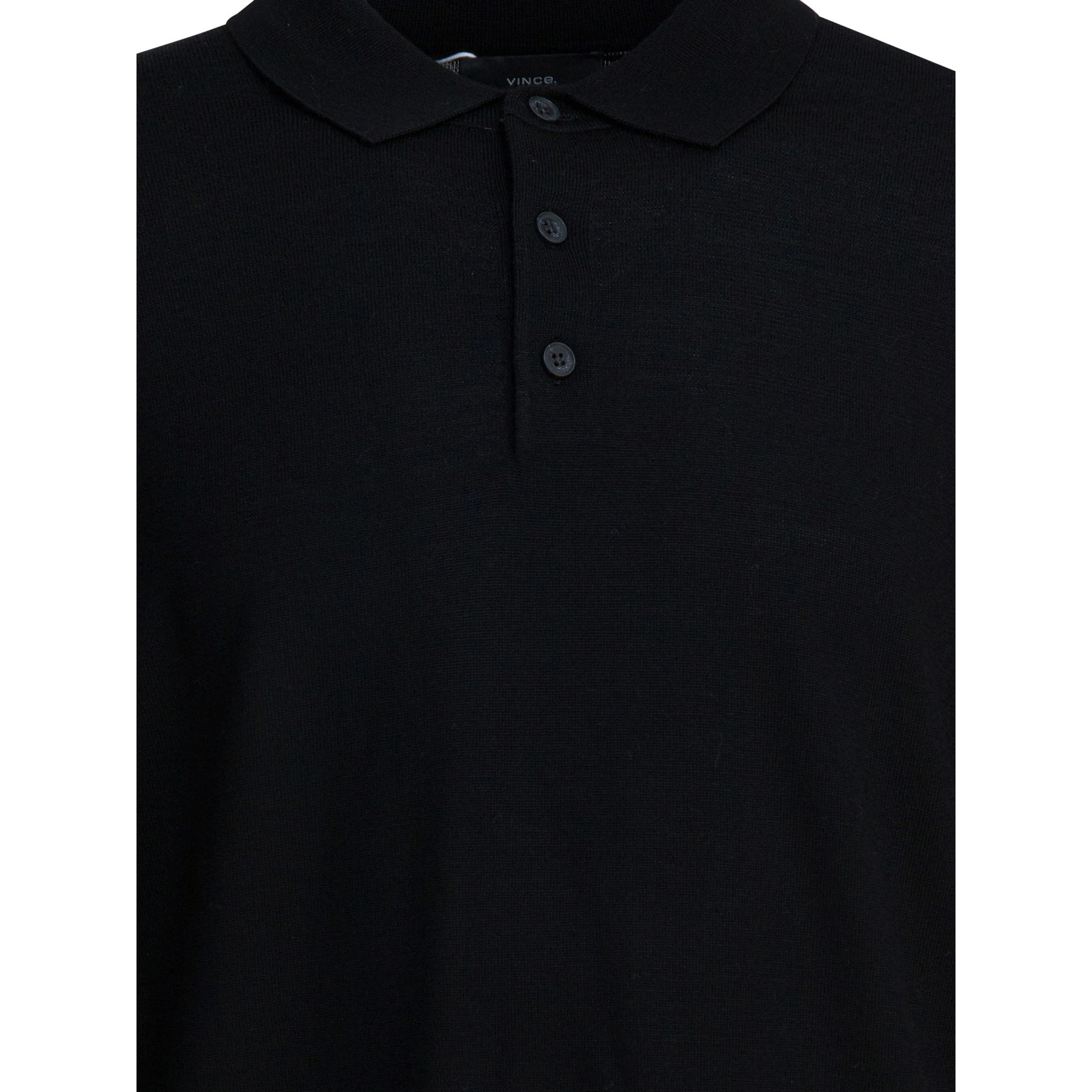 Merino wool polo shirt