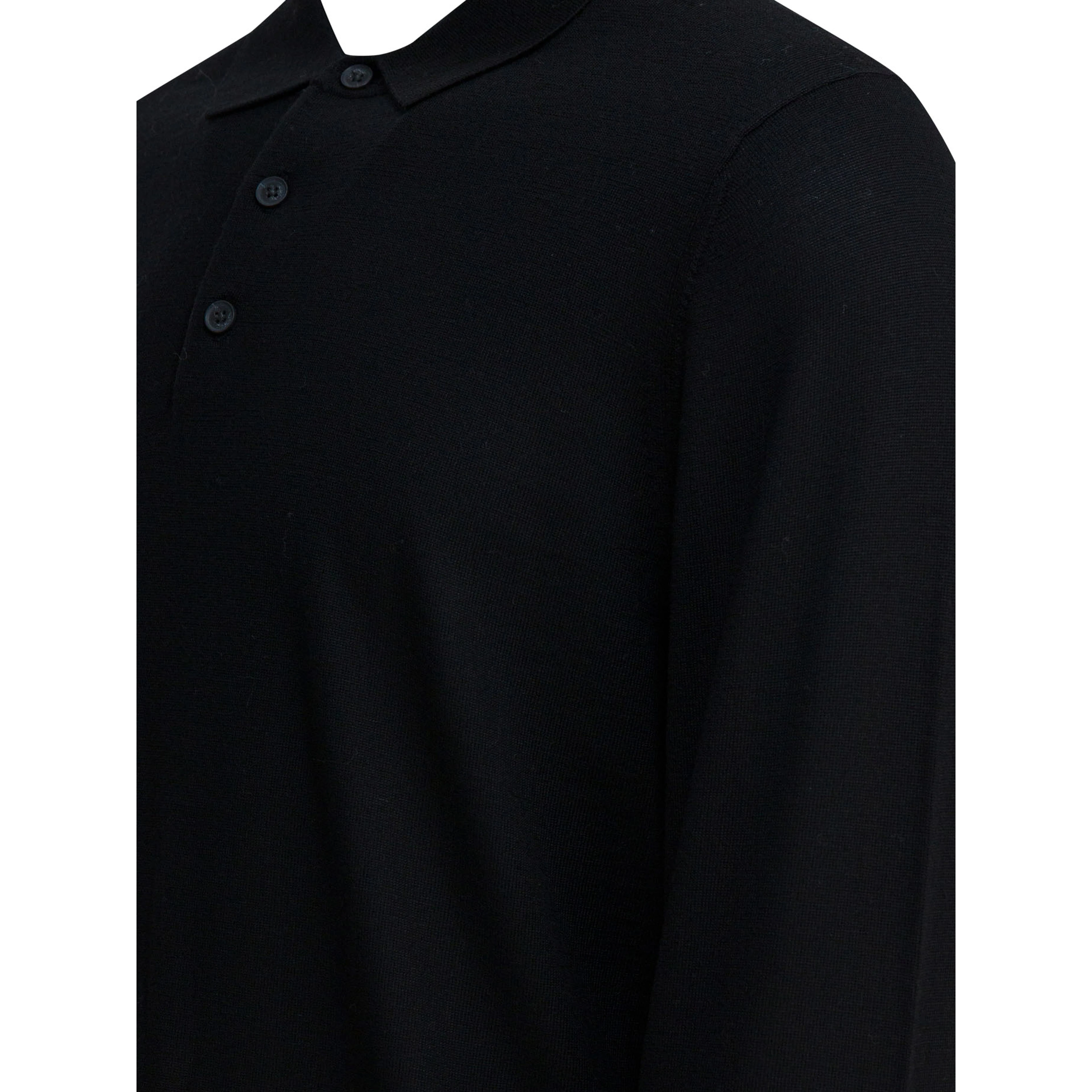 Merino wool polo shirt