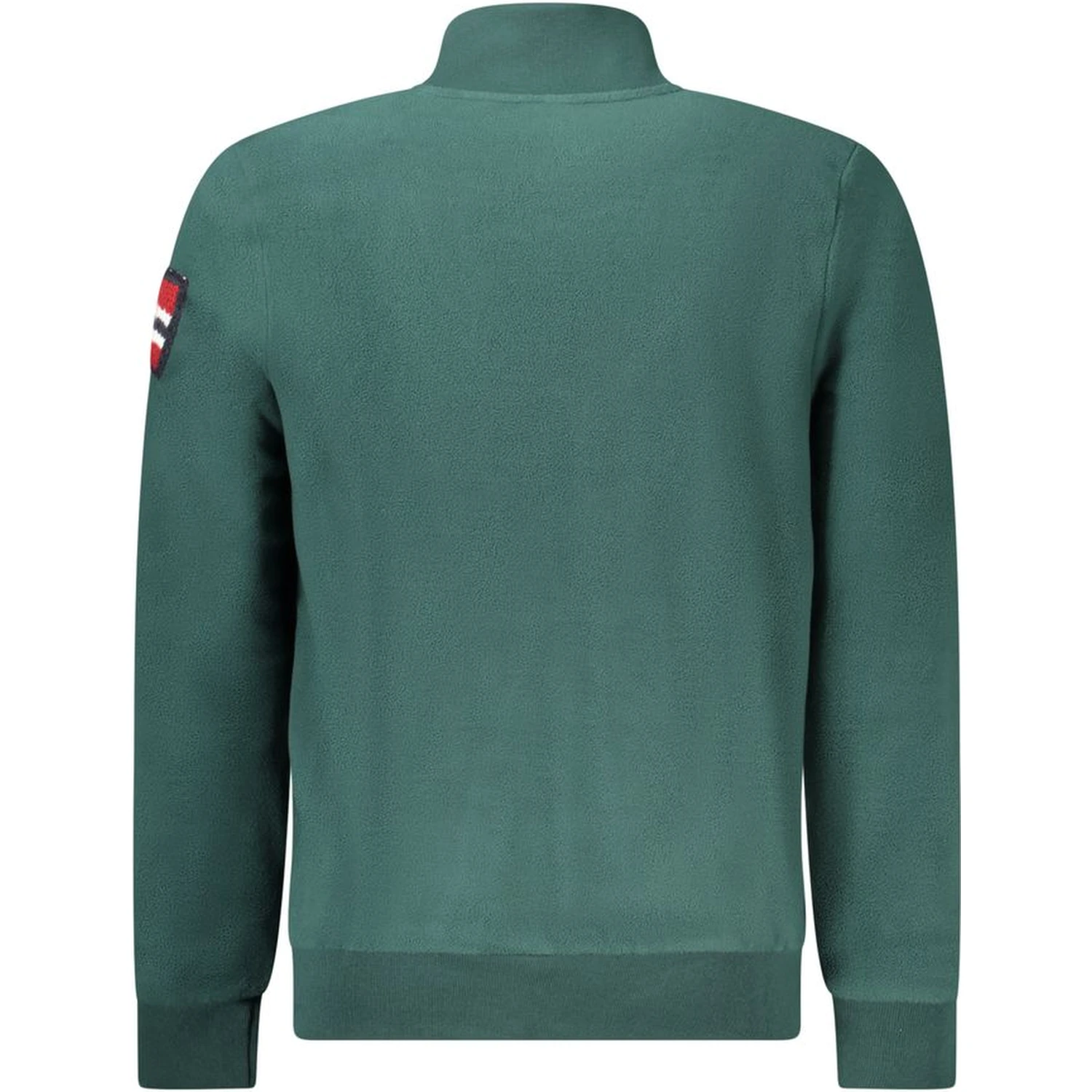 Green Polyester Men Sweater