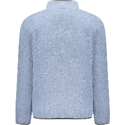 Blue Polyester Men Sweater