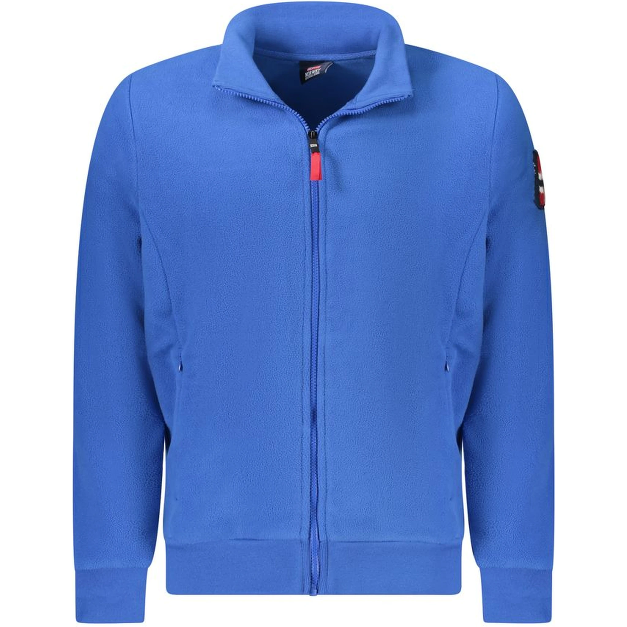 Blue Polyester Men Sweater