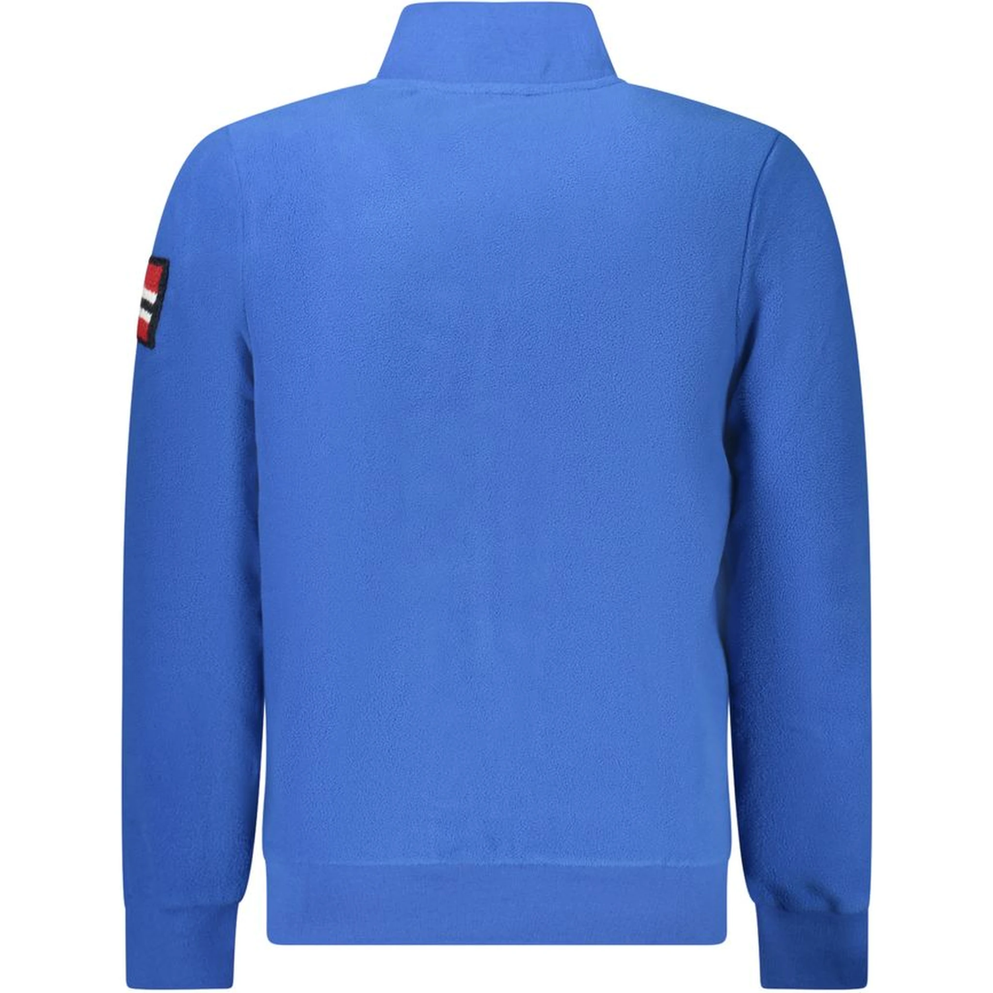 Blue Polyester Men Sweater