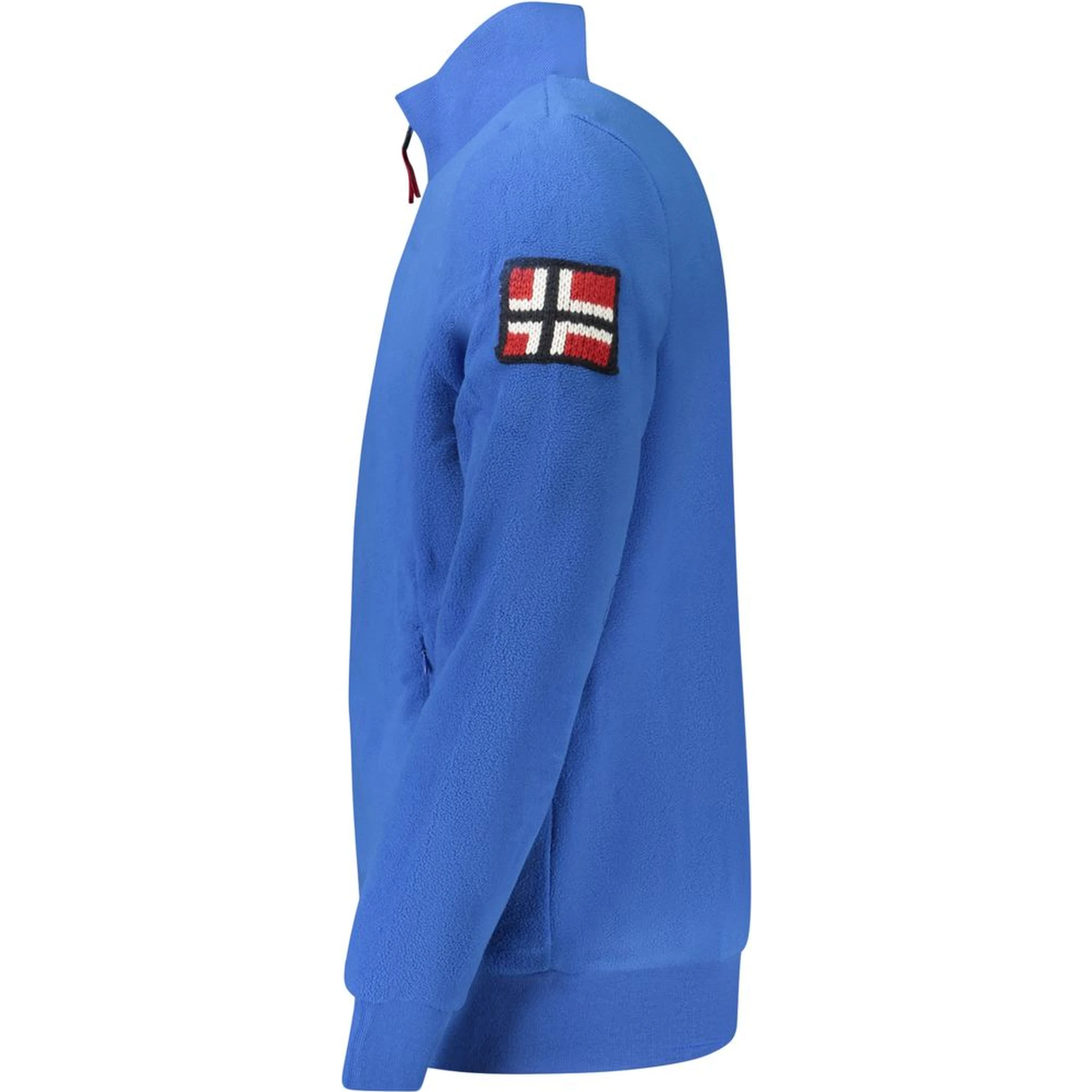 Blue Polyester Men Sweater
