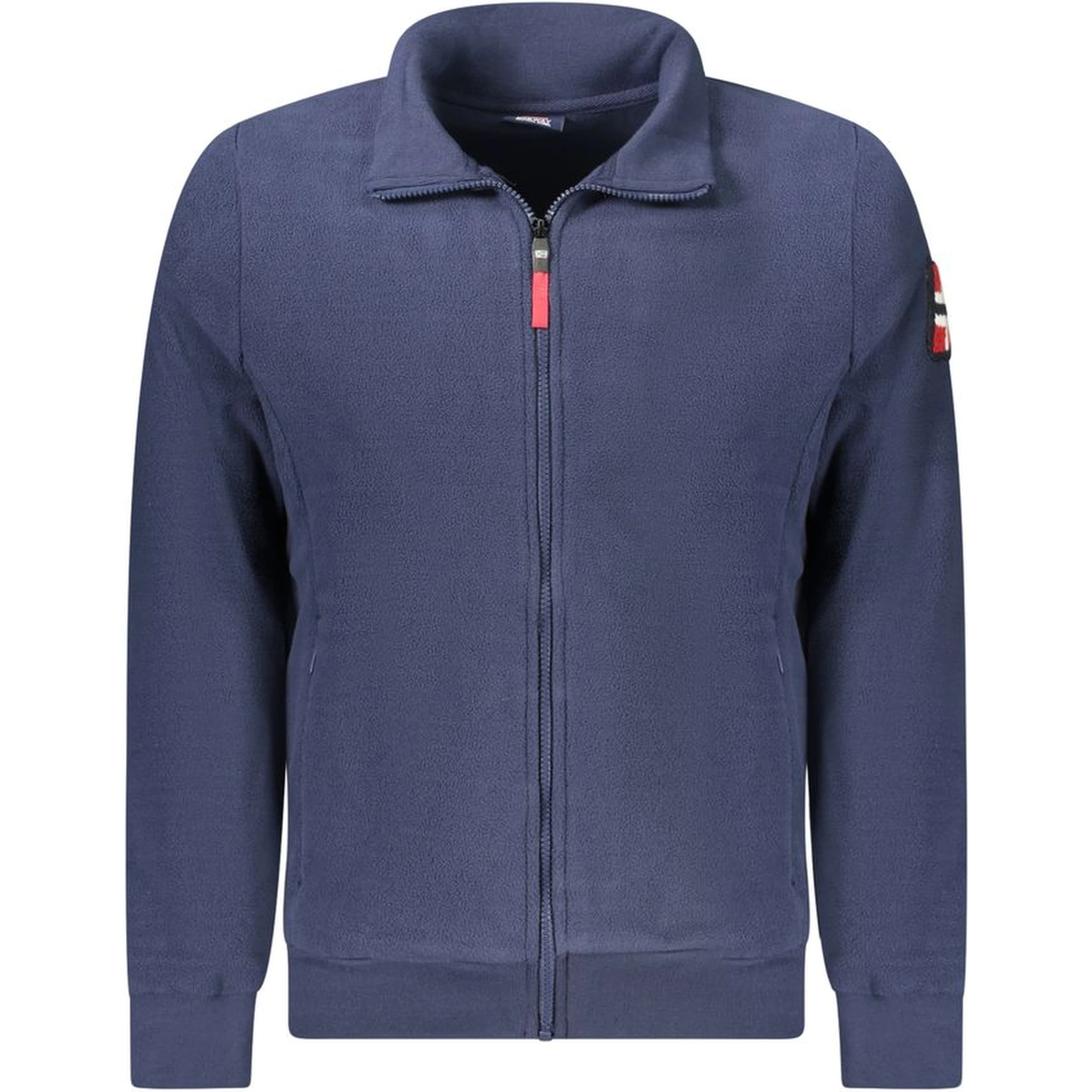 Blue Polyester Men Sweater