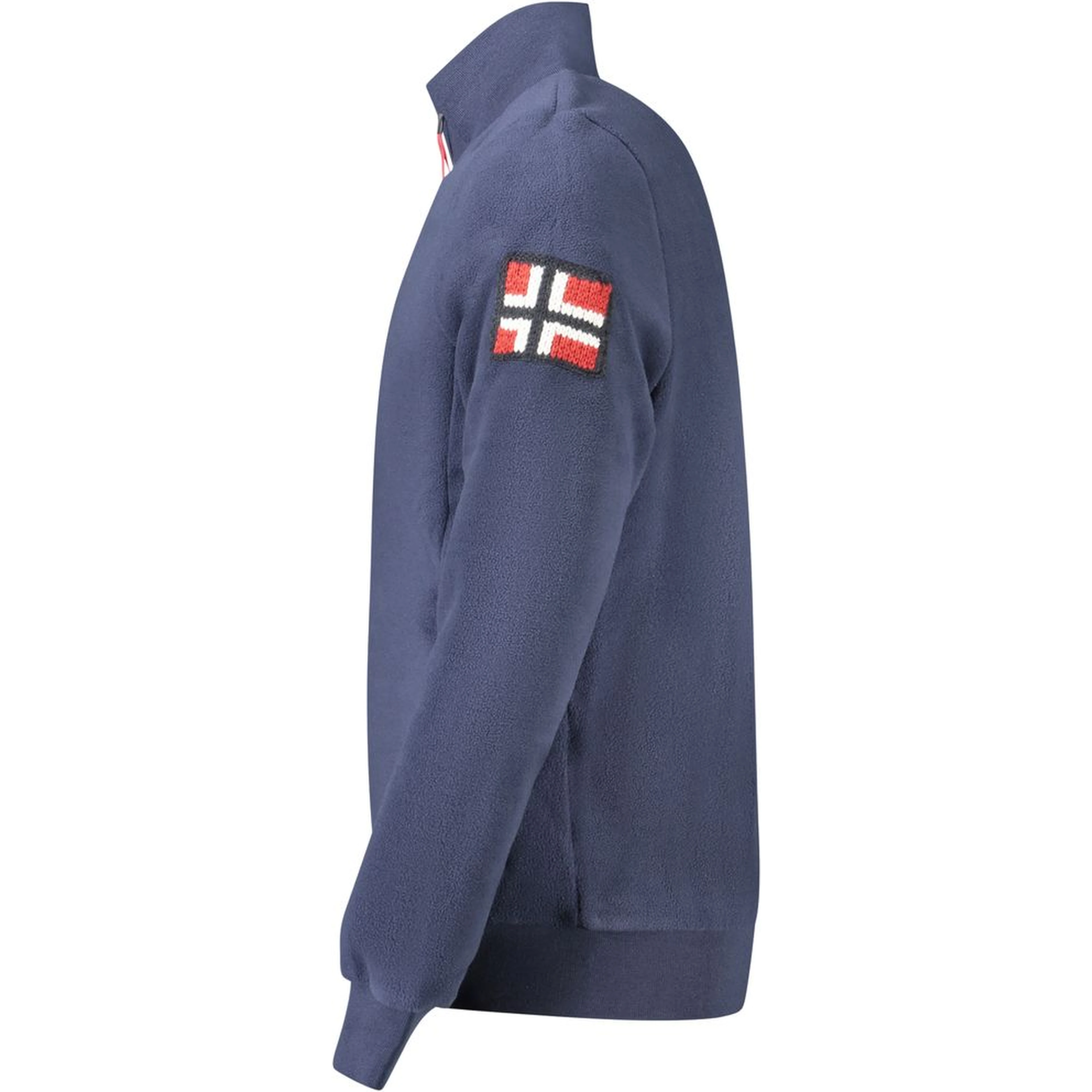Blue Polyester Men Sweater