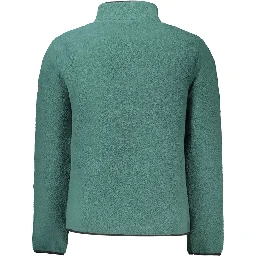 Green Polyester Men Sweater