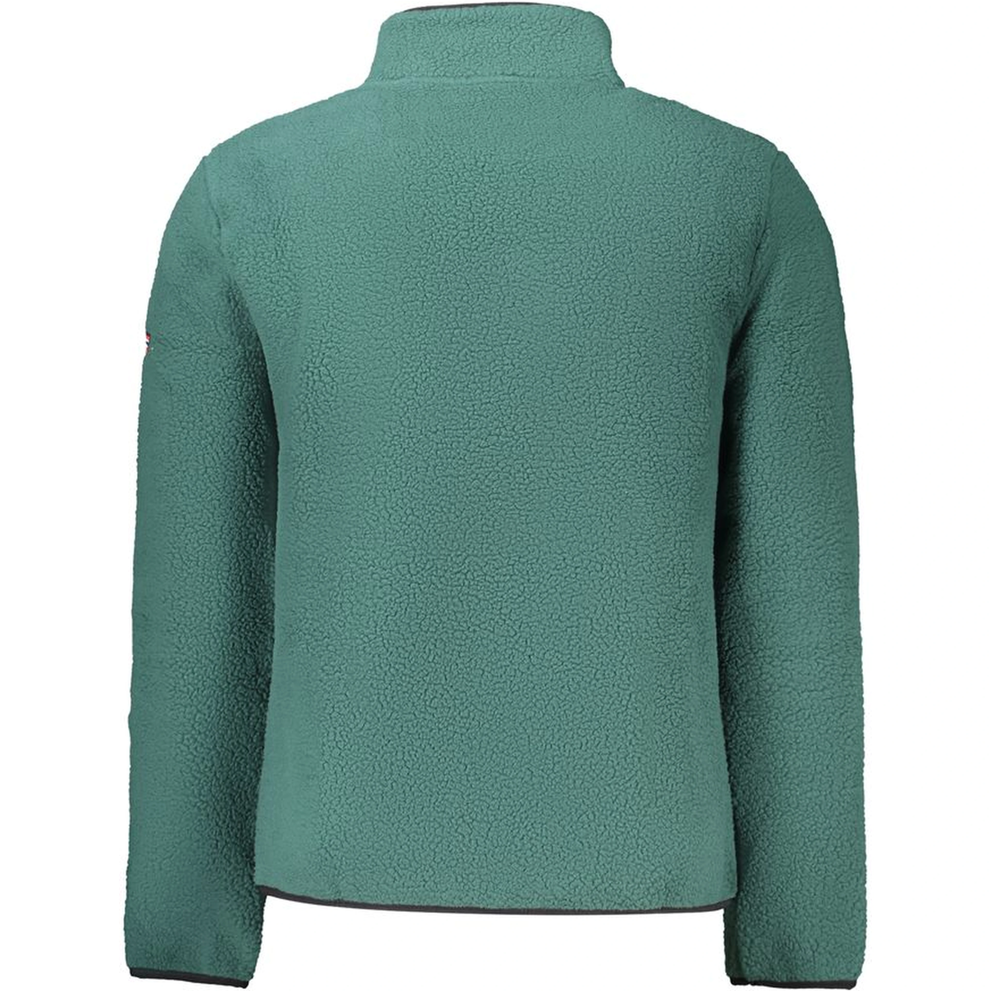 Green Polyester Men Sweater