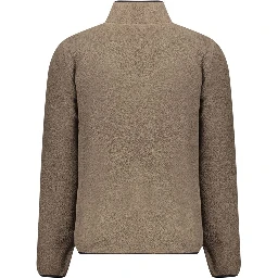 Brown Polyester Men Sweater