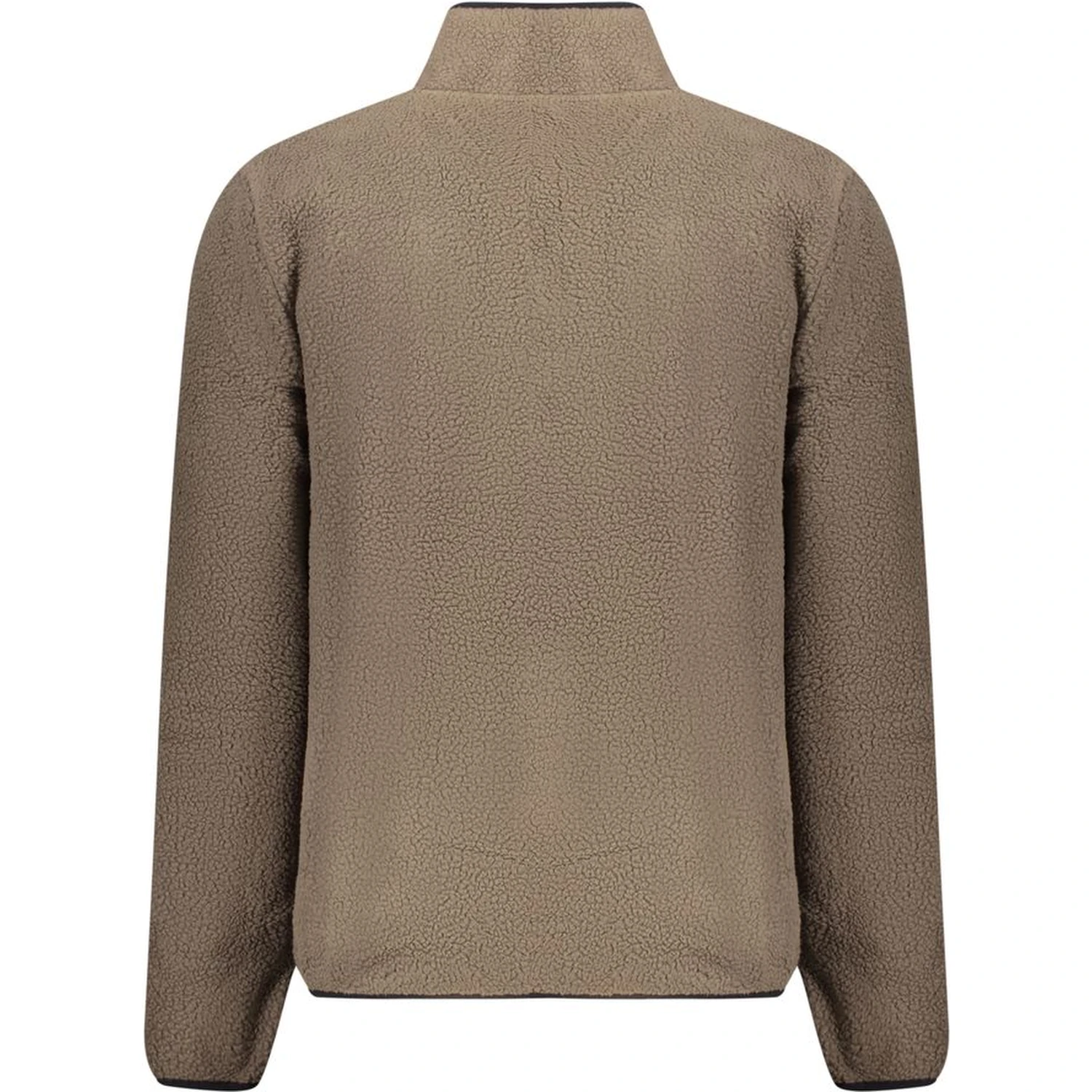 Brown Polyester Men Sweater