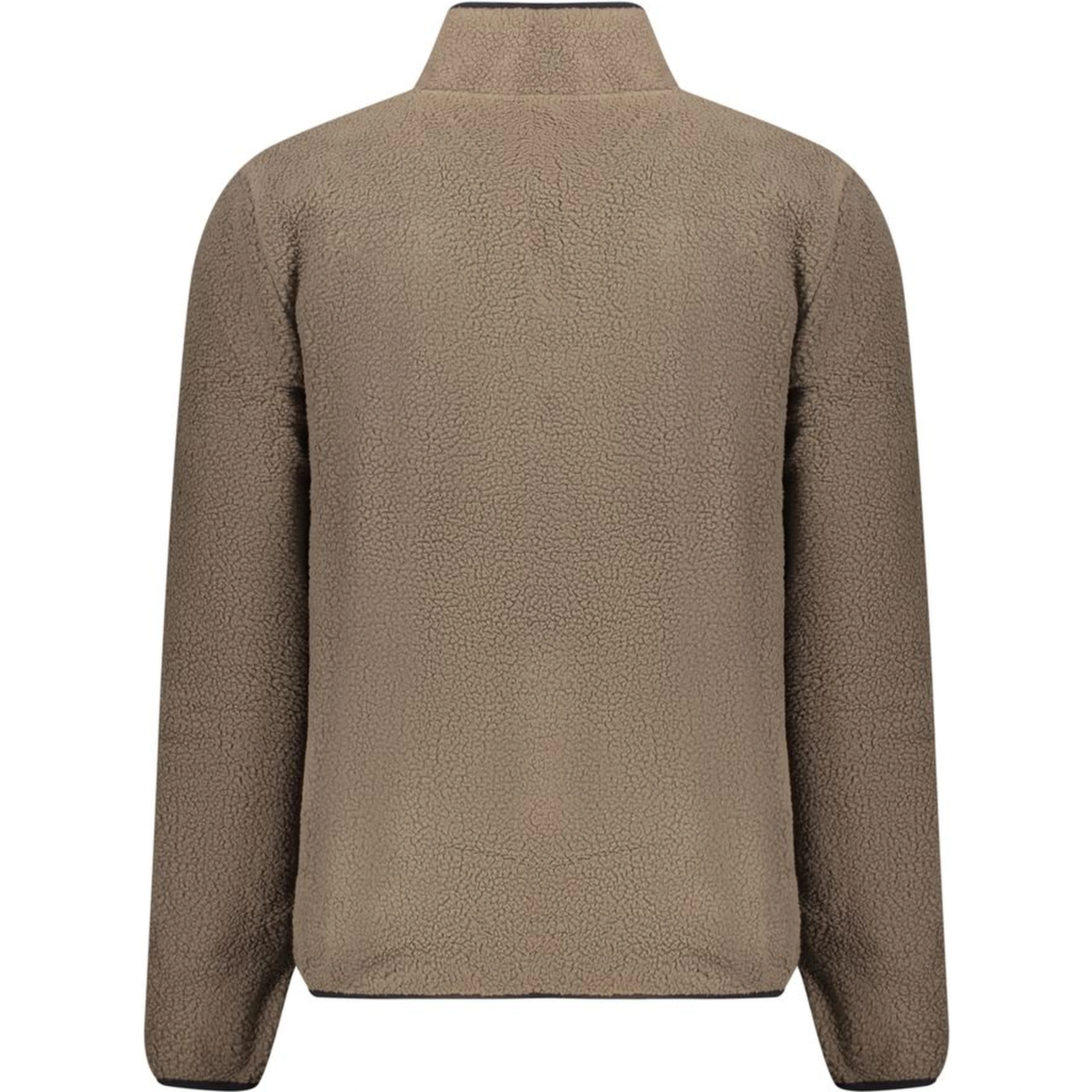 Brown Polyester Men Sweater