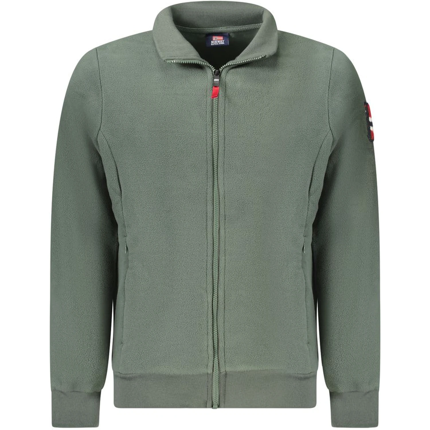 Green Polyester Men Sweater