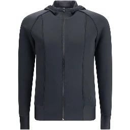 Black Polyester Sweatshirt