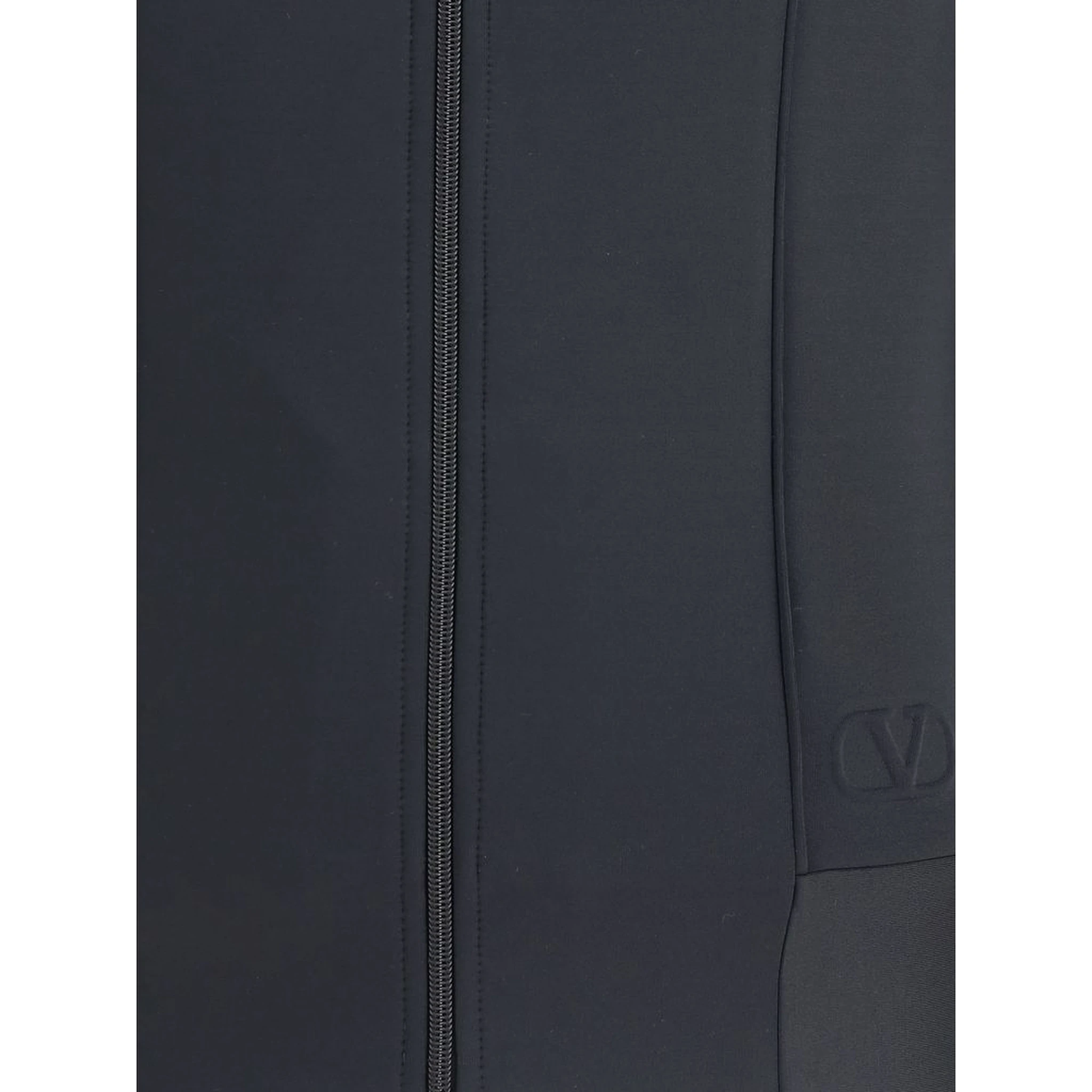 Black Polyester Sweatshirt