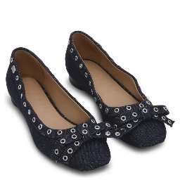 GANNI Flat shoes Blue