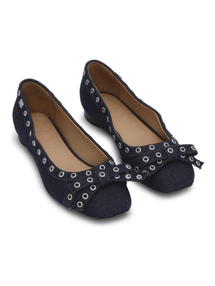 GANNI Flat shoes Blue alternative