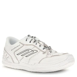 White Calf Leather Bos Taurus Athletic Sneakers