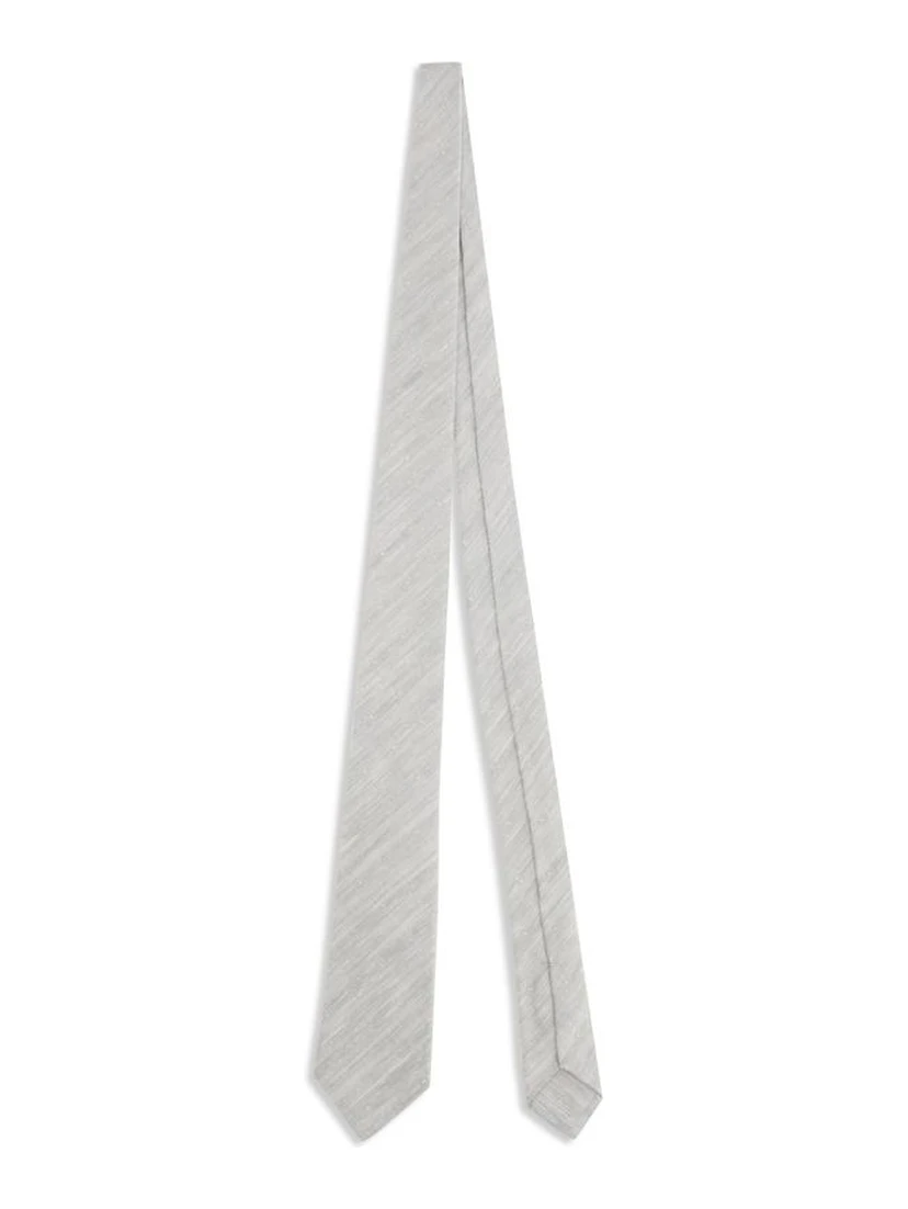 Floral embroidery Tie