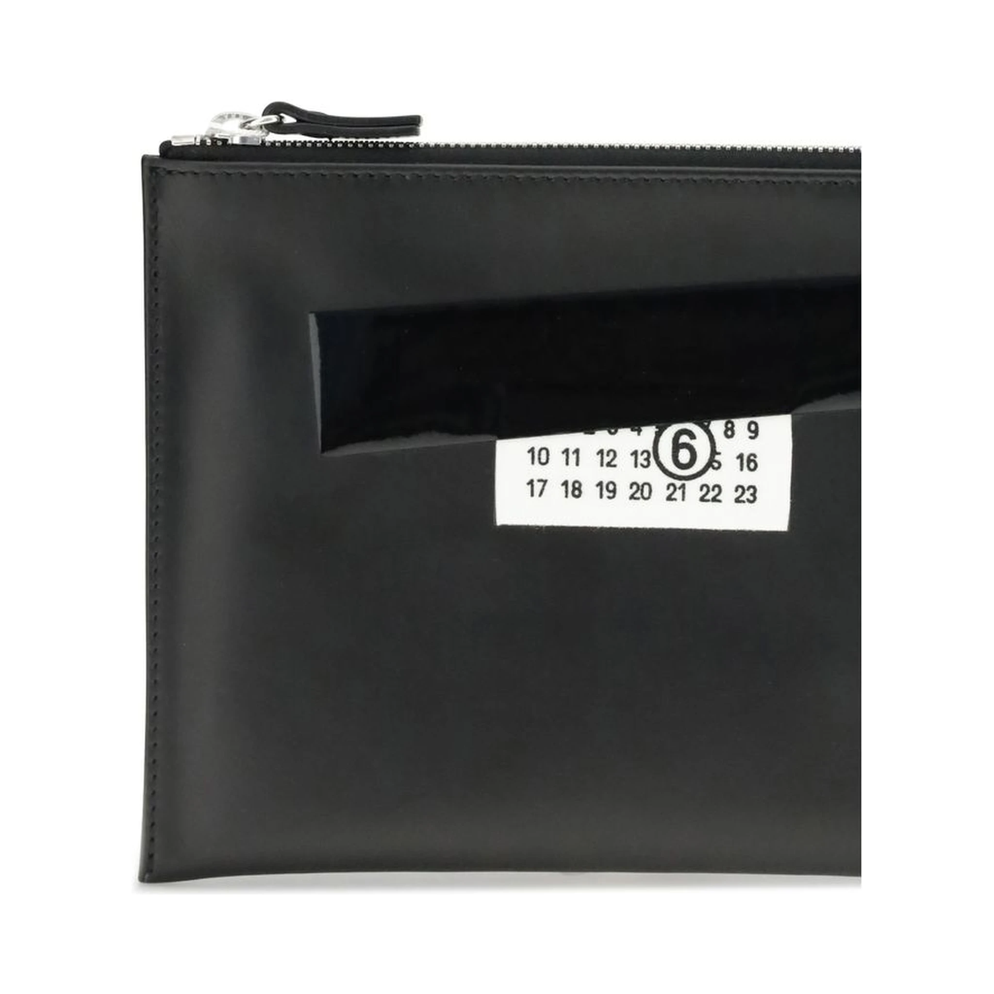 Black Calf Leather Bos Taurus Clutch Bag