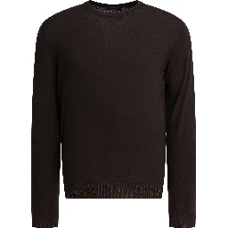 Wool crewneck knitwear
